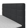 KONTINENTALSÄNG ARIA - mörkgrå/svart, Modern, trä/textil (180/200cm) - Bessagi Home