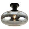 TAKLAMPA TIPO - svart, Modern, metall/glas (30/30/23,5cm) - Mömax