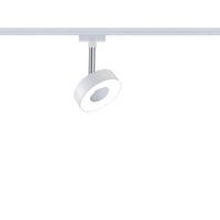 Schienensystem-Strahler Spot Circle max. 5 Watt - Chromfarben/Weiß, Basics, Kunststoff/Metall (9,8/14,7/5cm) - Paulmann