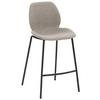 Barhocker My Solo ca. 49x97 cm Hellgrau - Hellgrau/Schwarz, KONVENTIONELL, Textil/Metall (49/97/53cm) - Livetastic