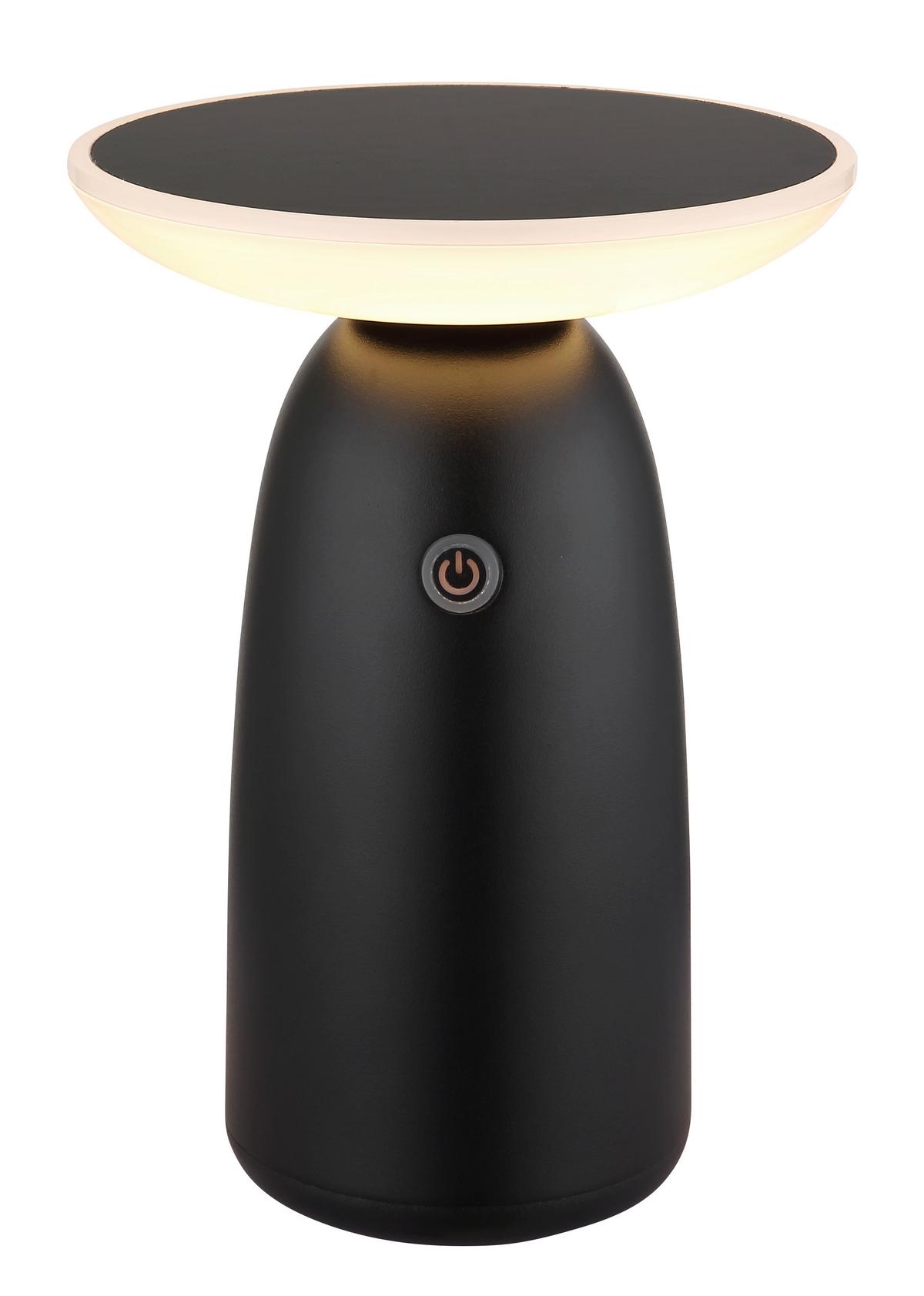Solarleuchte 36625s  Solar - Opal/Schwarz, Design, Kunststoff/Metall (16/22,5cm) - Globo
