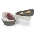 Brotkorb Brenda - Weiß/Grau, MODERN, Kunststoff (34/13cm) - MÖMAX modern living