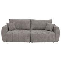 Canapea extensibila BALI - taupe/gri, Modern, lemn/textil (245/74-90/104cm) - Luca Bessoni