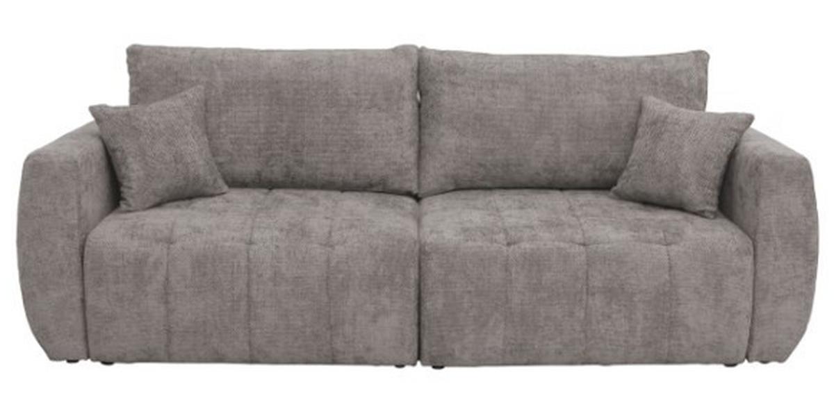 Canapea extensibila BALI - taupe/gri, Modern, lemn/textil (245/74-90/104cm) - Luca Bessoni