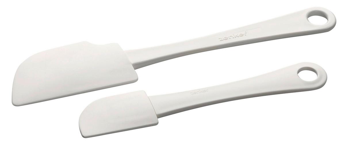 Teigschaber-Set Bakery aus Kunststoff, 2er Set - Weiß, KONVENTIONELL, Kunststoff (1cm) - Fackelmann