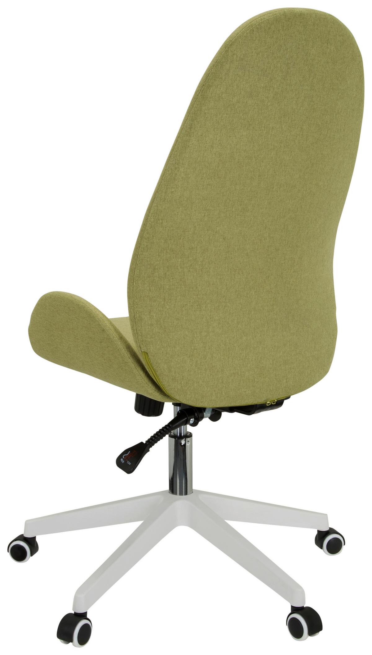 Vrtljivi Stol Avea I, Zelena - zelena/bela, Basics, umetna masa/tekstil (56/104/58cm) - MID.YOU