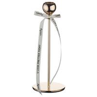 Suport pentru lumânări Loreen - auriu, Konventionell, metal/textil (8/21,5cm) - Mömax