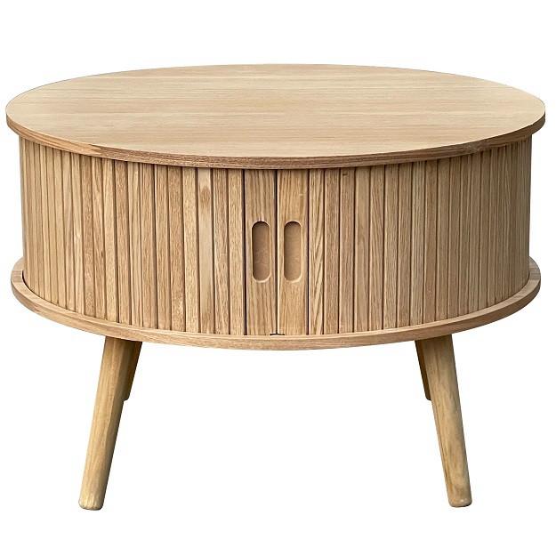 SOFFBORD SKANDY - naturfärgad, Modern, trämaterial/trä (60/40cm) - Premium Living