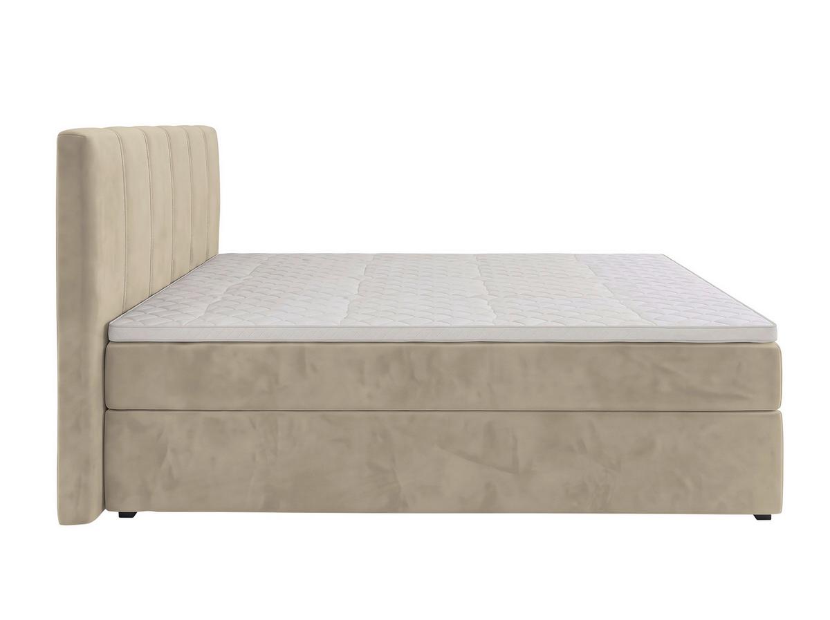 Boxbett Dana -Based- - Beige/Schwarz, Kunststoff/Textil (140/200cm) - Based