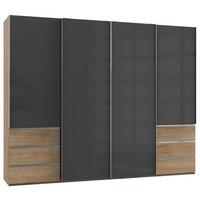 Ormar S Kliznim Vratima Level 36c - siva/boje hrasta, Moderno, drvni materijal (300/236/65cm) - Modern Living