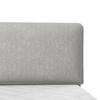 KONTINENTALSÄNG MOSAMO - ljusgrå/svart, Modern, trämaterial/trä (180/200cm) - Bessagi Home