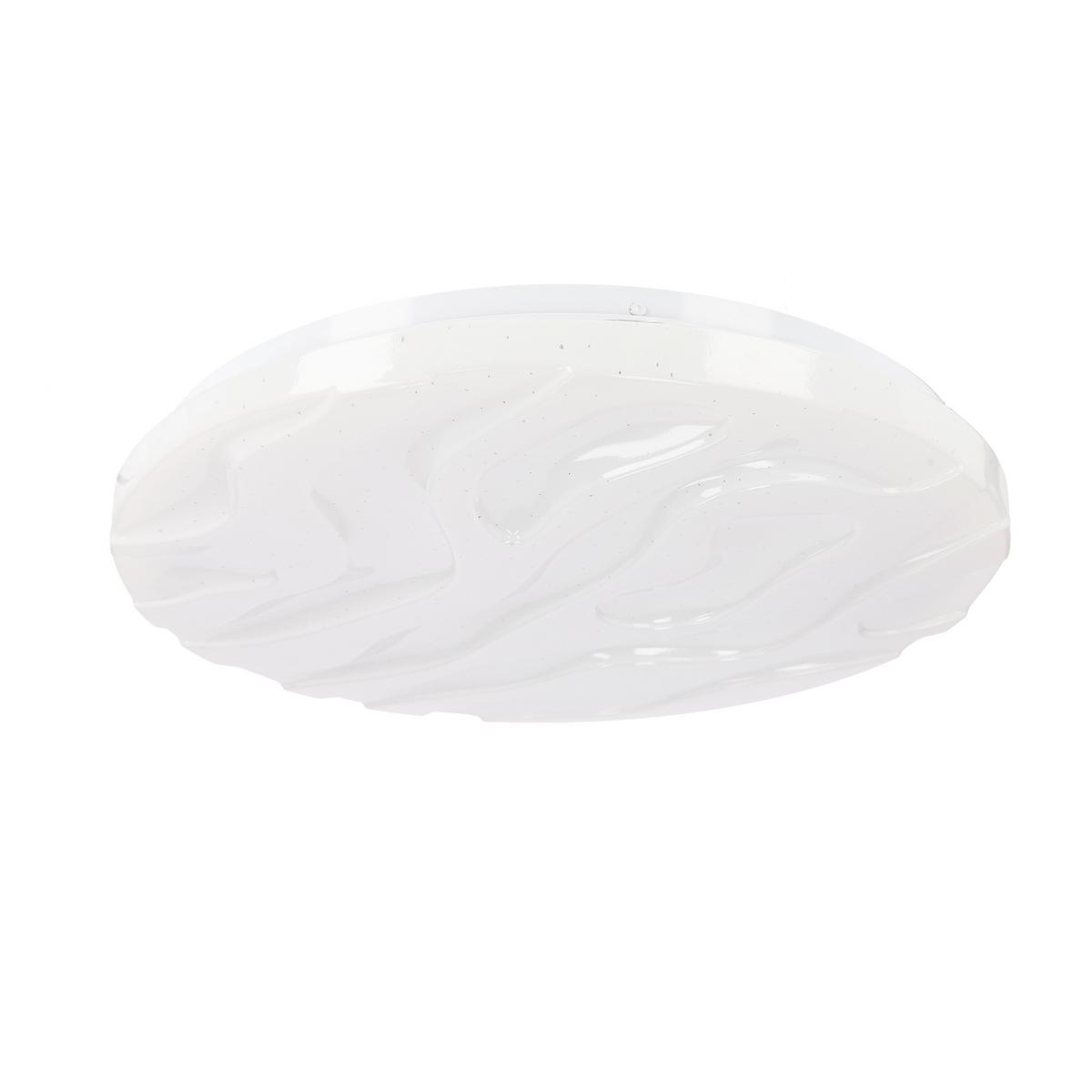 Led Stropna Svjetiljka Nevada - bijela, Konvencionalno, metal/plastika (29/29/6cm)