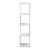 HYLLA PINNAR - vit, Modern, metall/trämaterial (33/136,5/33cm) - Mömax