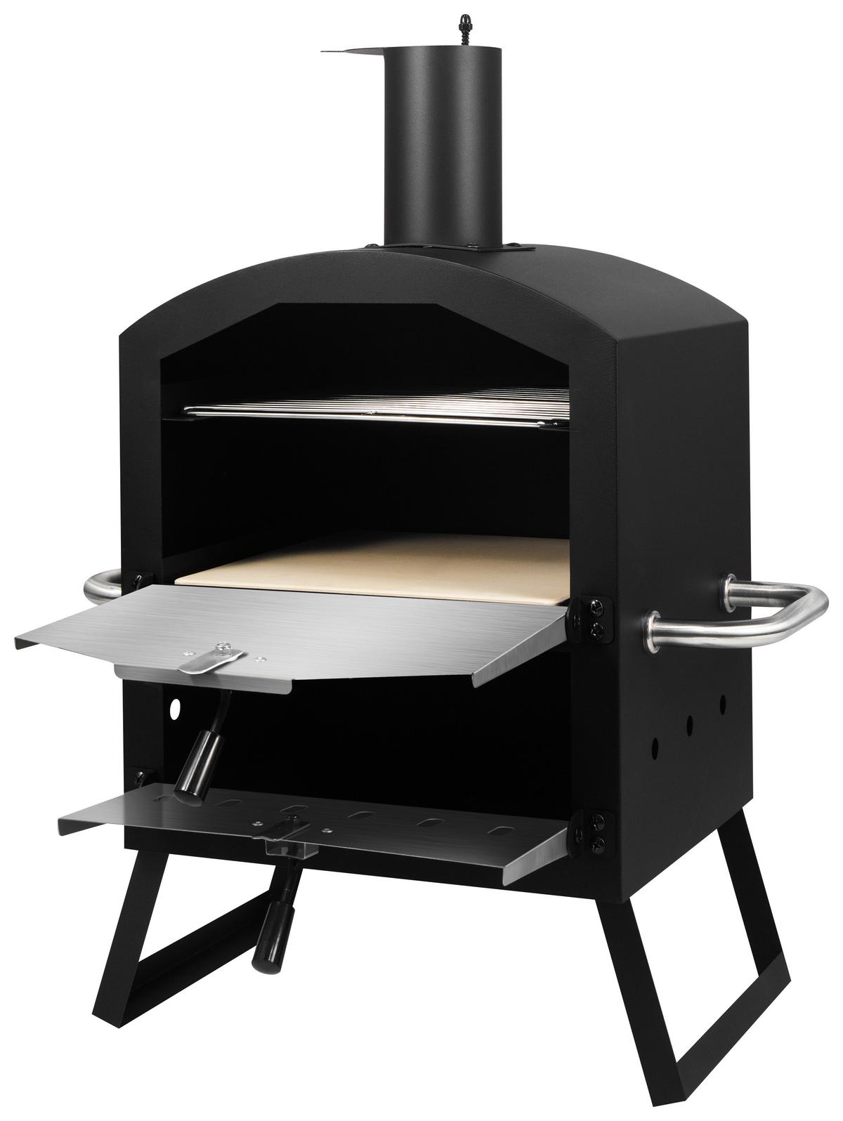 PIEC DO PIZZY CPO-12363 - czarny, Konventionell, metal (72/34/31cm) - Ambia Garden