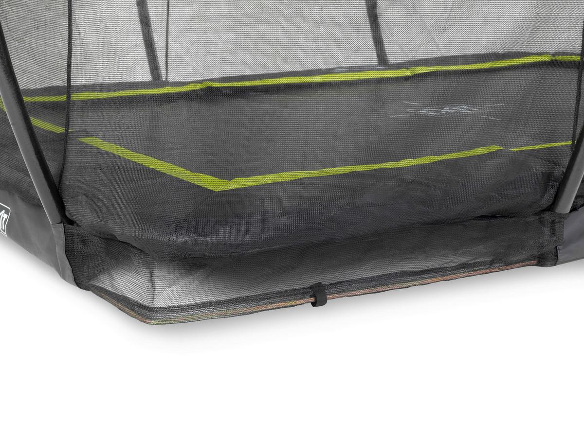Trampolin Exit Schwarz - Schwarz, KONVENTIONELL, Kunststoff/Metall (305/203/214cm) - EXIT Toys