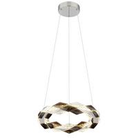 LED-HÄNGELEUCHTE 67318H - Klar, Design, Kunststoff/Metall (37,5/130cm) - Globo