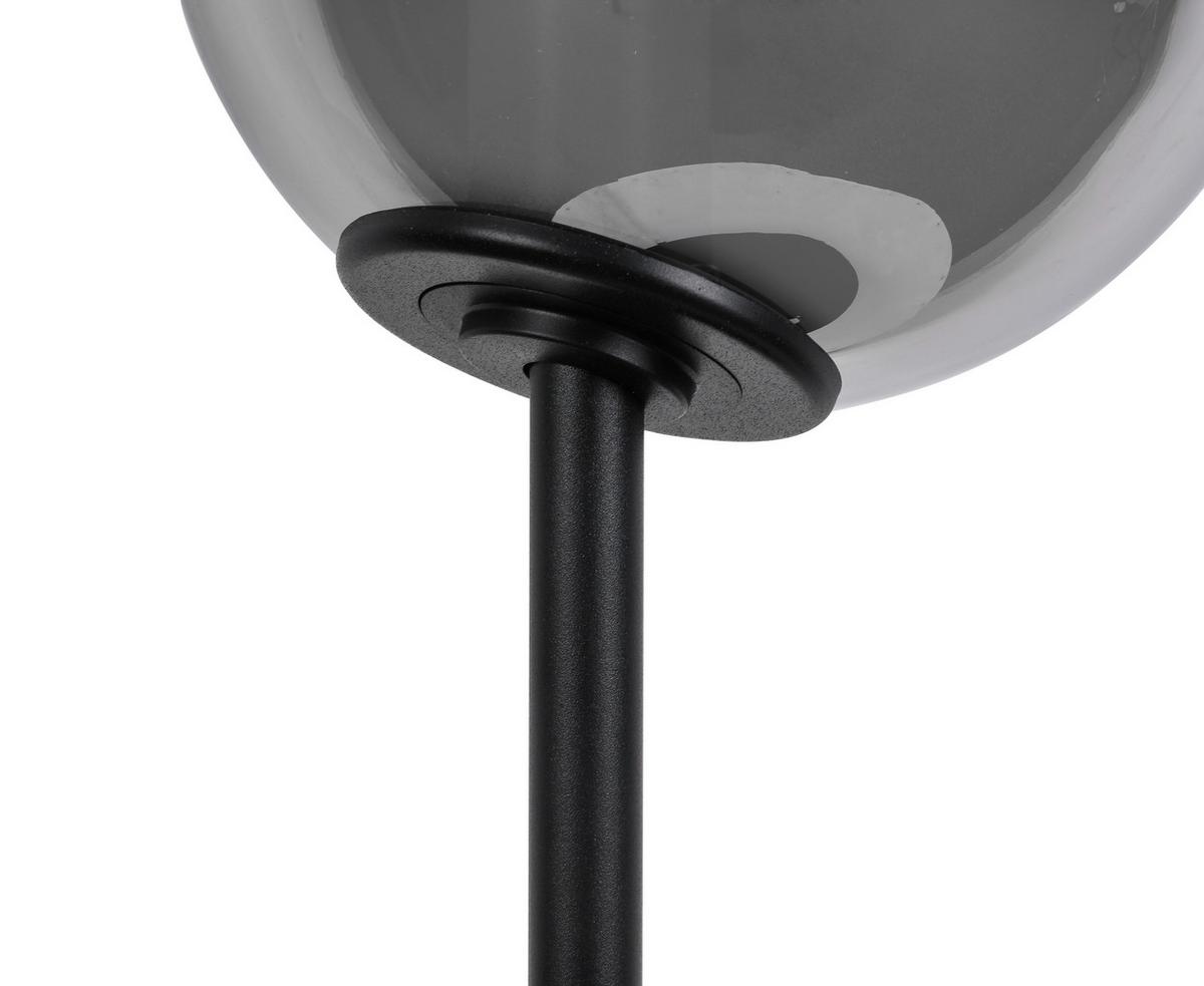 LAMPA STOŁOWA LED SECO *DK* - czarny/kolor chromowy, Design, tworzywo sztuczne/metal (20/51cm) - Dieter Knoll