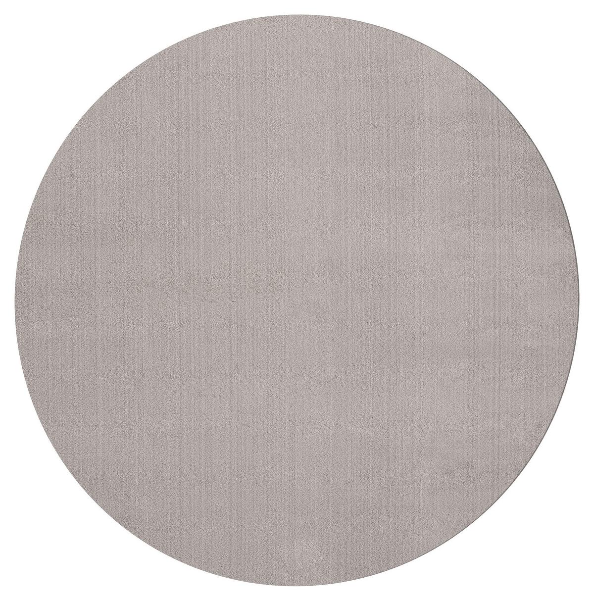 Fellteppich Loft Sandfarben Ø ca. 120cm - Sandfarben, KONVENTIONELL, Textil (120cm)