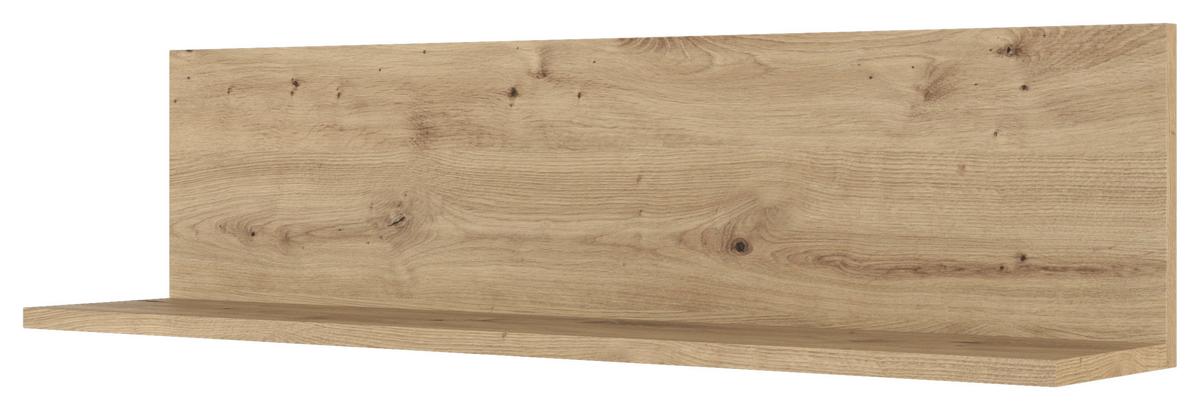Wandboard Cara ca. 100x23x19 cm Eiche Artisan - Eiche Artisan, KONVENTIONELL, Holzwerkstoff (100/22,8/18,6cm) - FlexWell