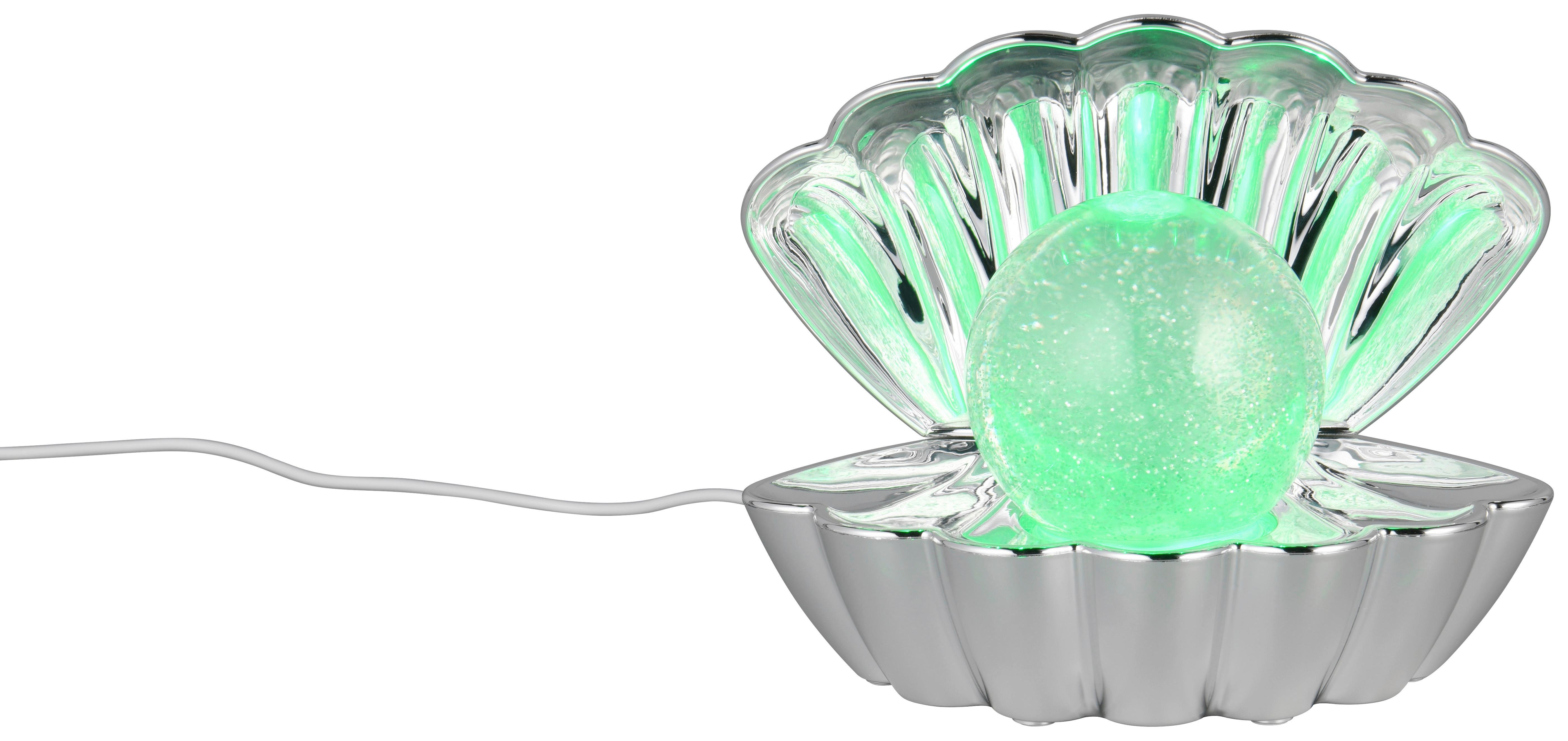 LED-DEKORATIONSLAMPA ALFRED - kromfärg, Modern, plast (17,5/12,5/14,5cm) - Mömax