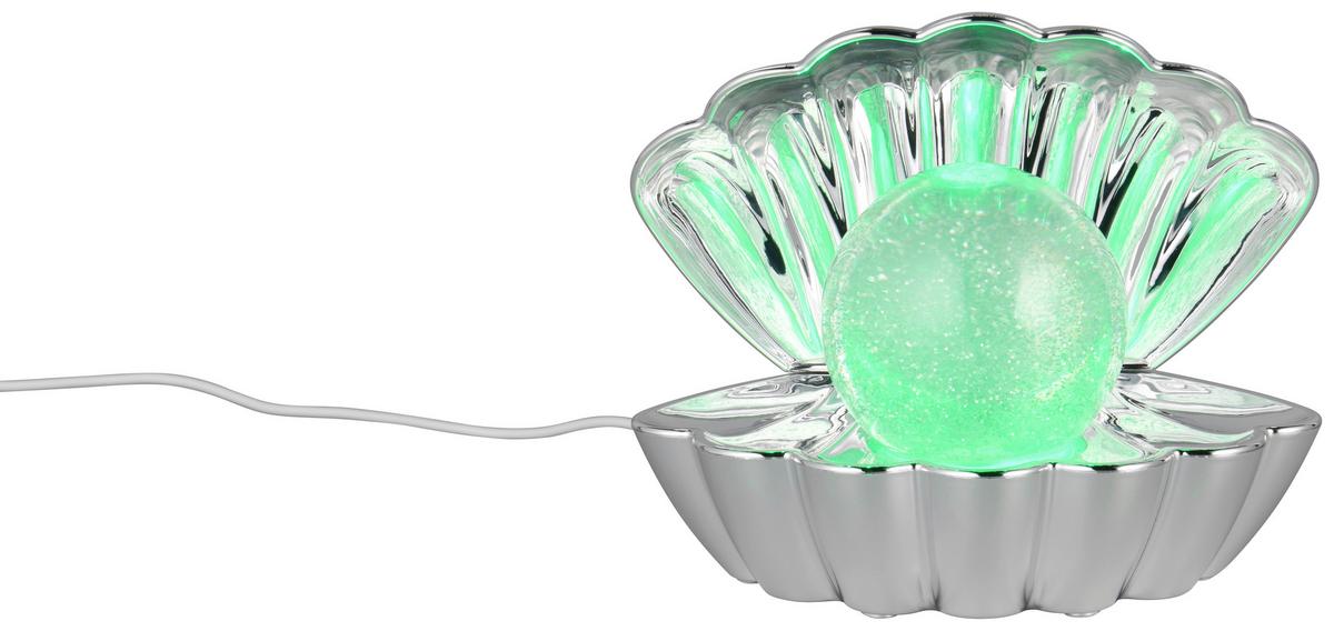 LED-Dekoleuchte Alfred Chromfarben max. 0,8 Watt - Chromfarben, Modern, Kunststoff (17,5/12,5/14,5cm) - Mömax