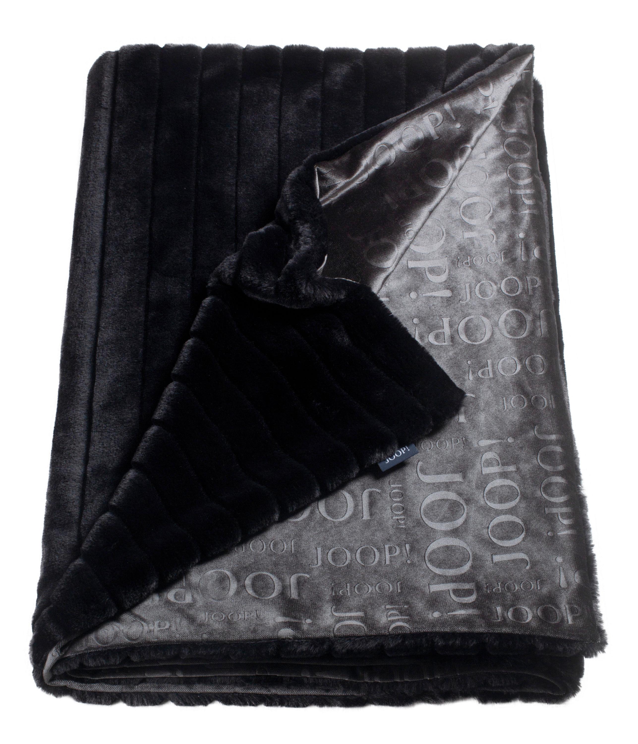 KOC FUTRZANY J-GLAM JOOP! - czarny, Basics, tkanina (130/170cm) - Joop!