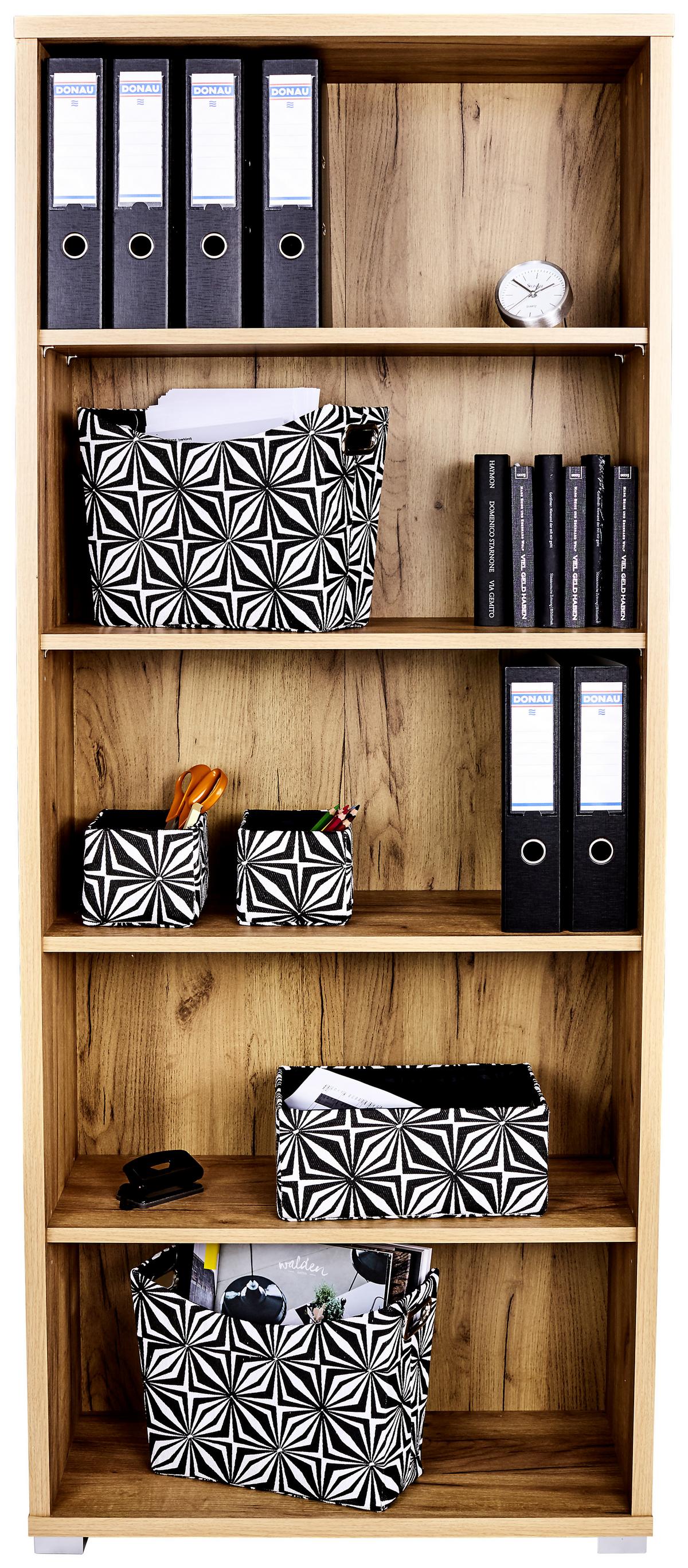 Raft pentru documente Profi - culoare lemn stejar, Modern, material pe bază de lemn (75/185/35cm) - Modern Living