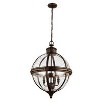 Csillár Fe-Adams-4p-Brz - bronzszínű, Konventionell, üveg/fém (49.8/83.2cm) - Elstead Lighting