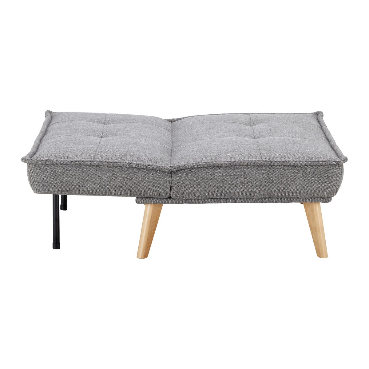 Schlafsessel Romeo Grau Webstoff - Grau, MODERN, Holz/Textil (99/83/84cm) - Bessagi Home
