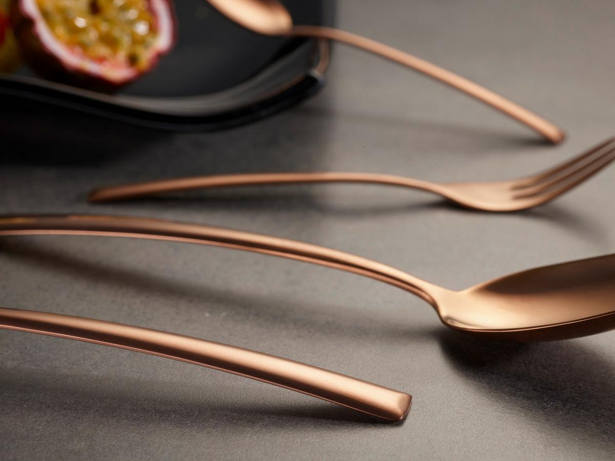 Besteckset Avelino Bronzefarben 30-teilig - Bronzefarben, Design, Metall - Echtwerk