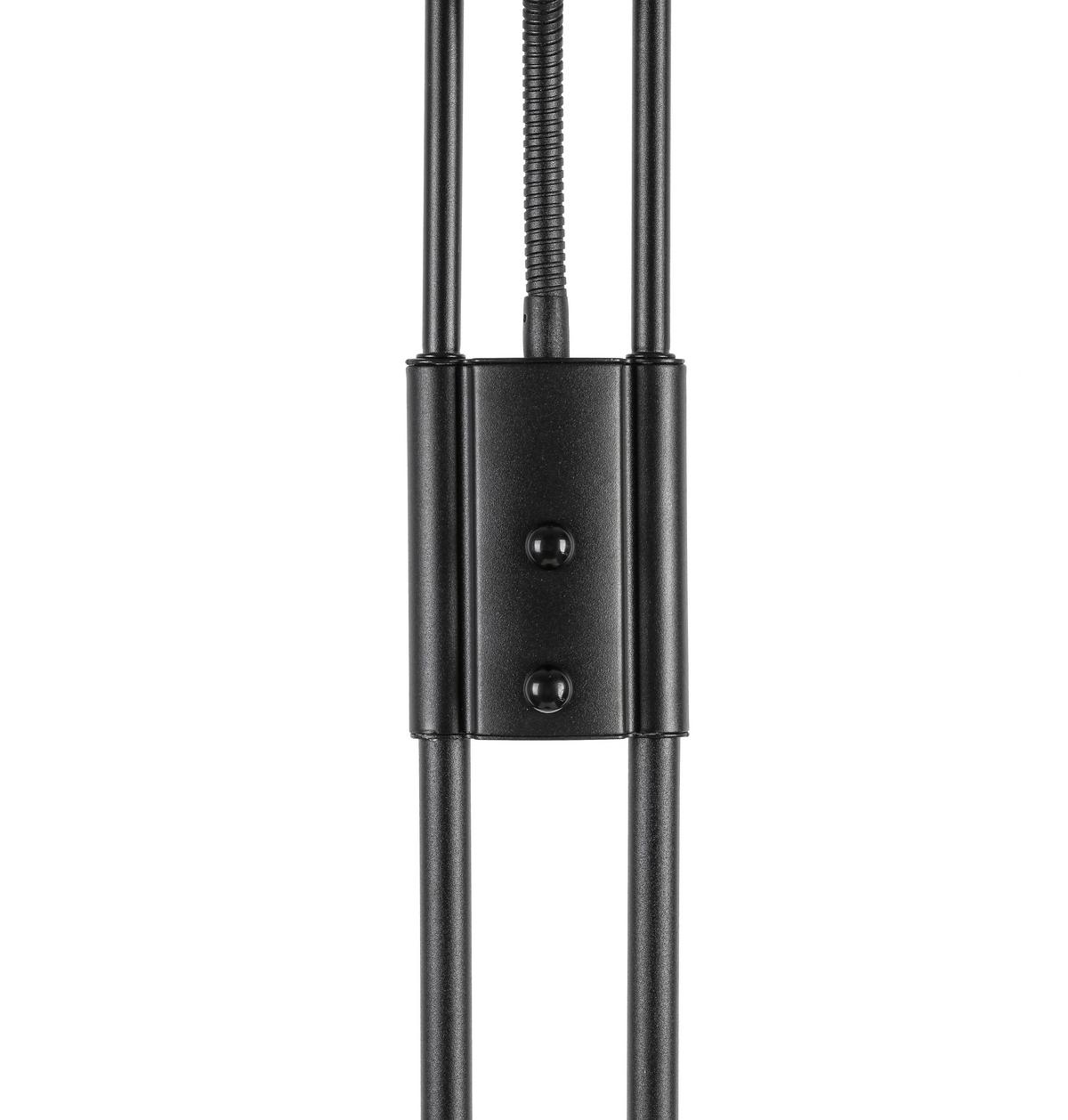 Lampadar cu LED JIRT - negru, Modern, plastic/sticlă (30/180cm) - Modern Living