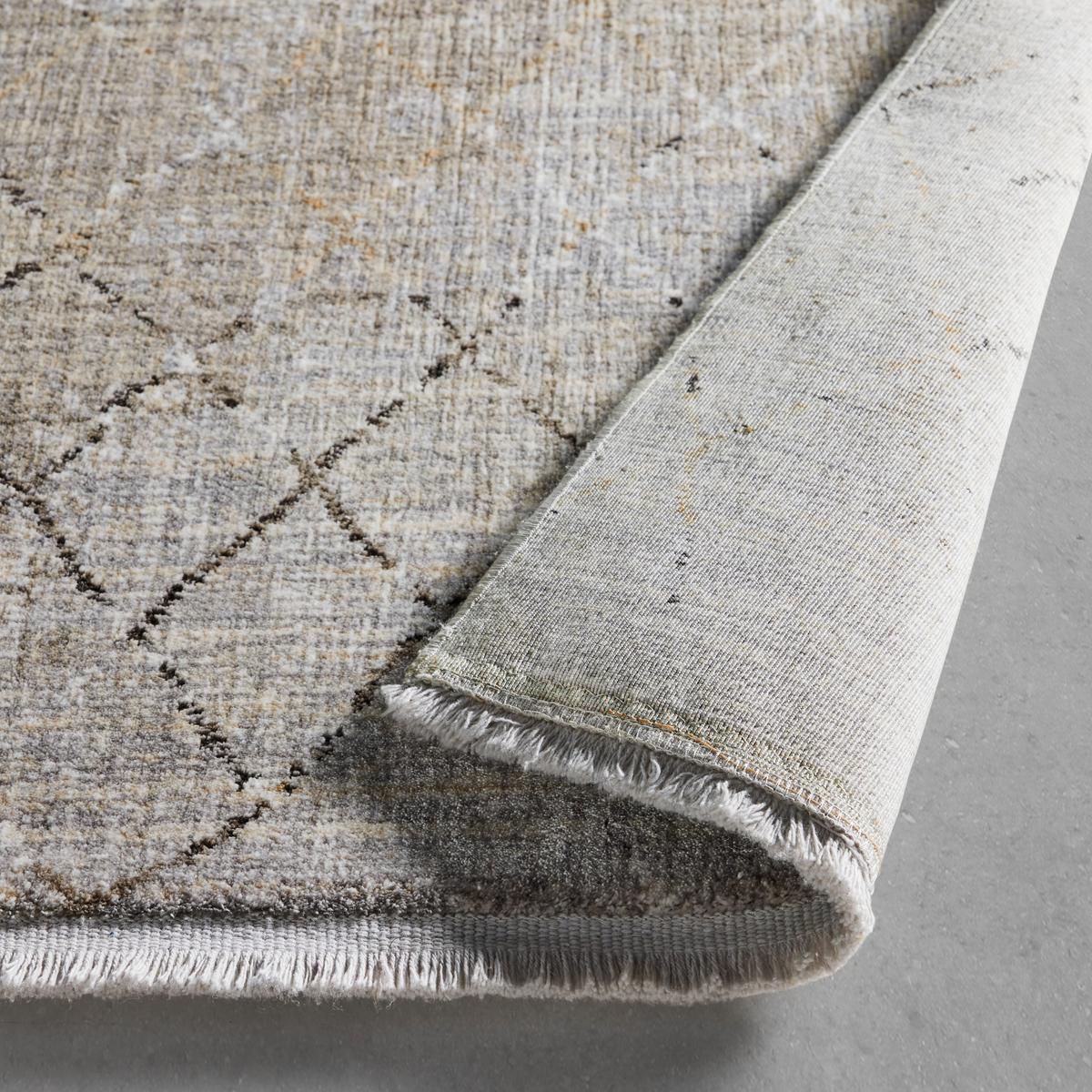 WEBTEPPICH LUC - Grau, Modern, Textil (120/180cm) - Premium Living