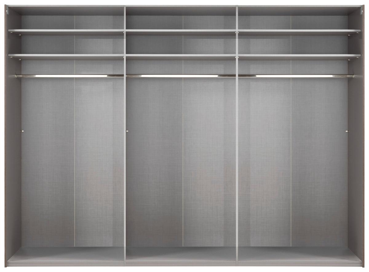 Ormar S Kliznim Vratima Norderstedt - bijela, Moderno, staklo/drvni materijal (270/236/64cm) - Modern Living