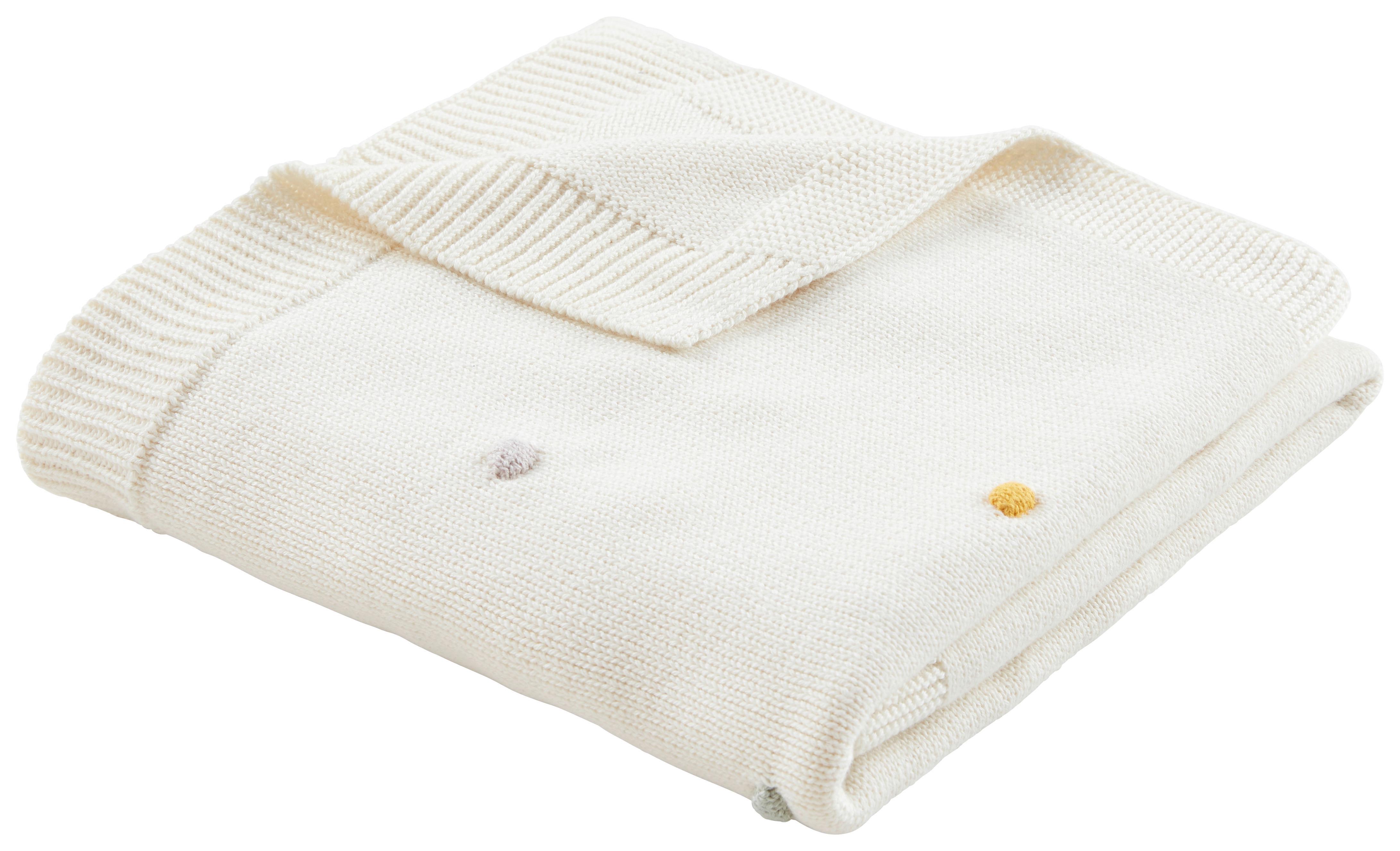Babydecke Sally in Multicolor - Jadegrün/Gelb, KONVENTIONELL, Textil (75/100cm) - Premium Living