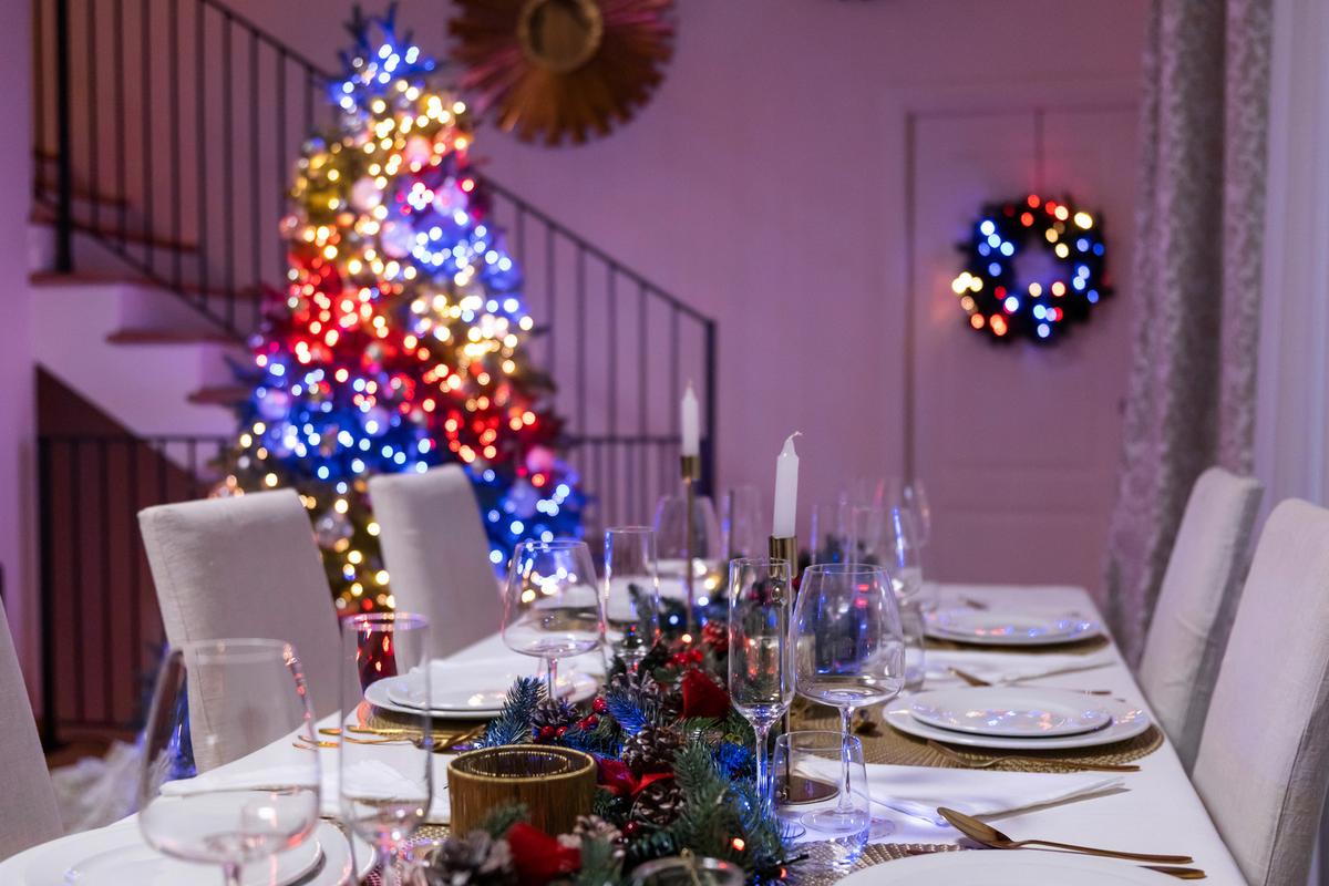 DEKORACJA ŚWIETLNA LED TWS400SPP-BEU TWINKLY - zielony/czerwony, Basics, tworzywo sztuczne (3200cm)