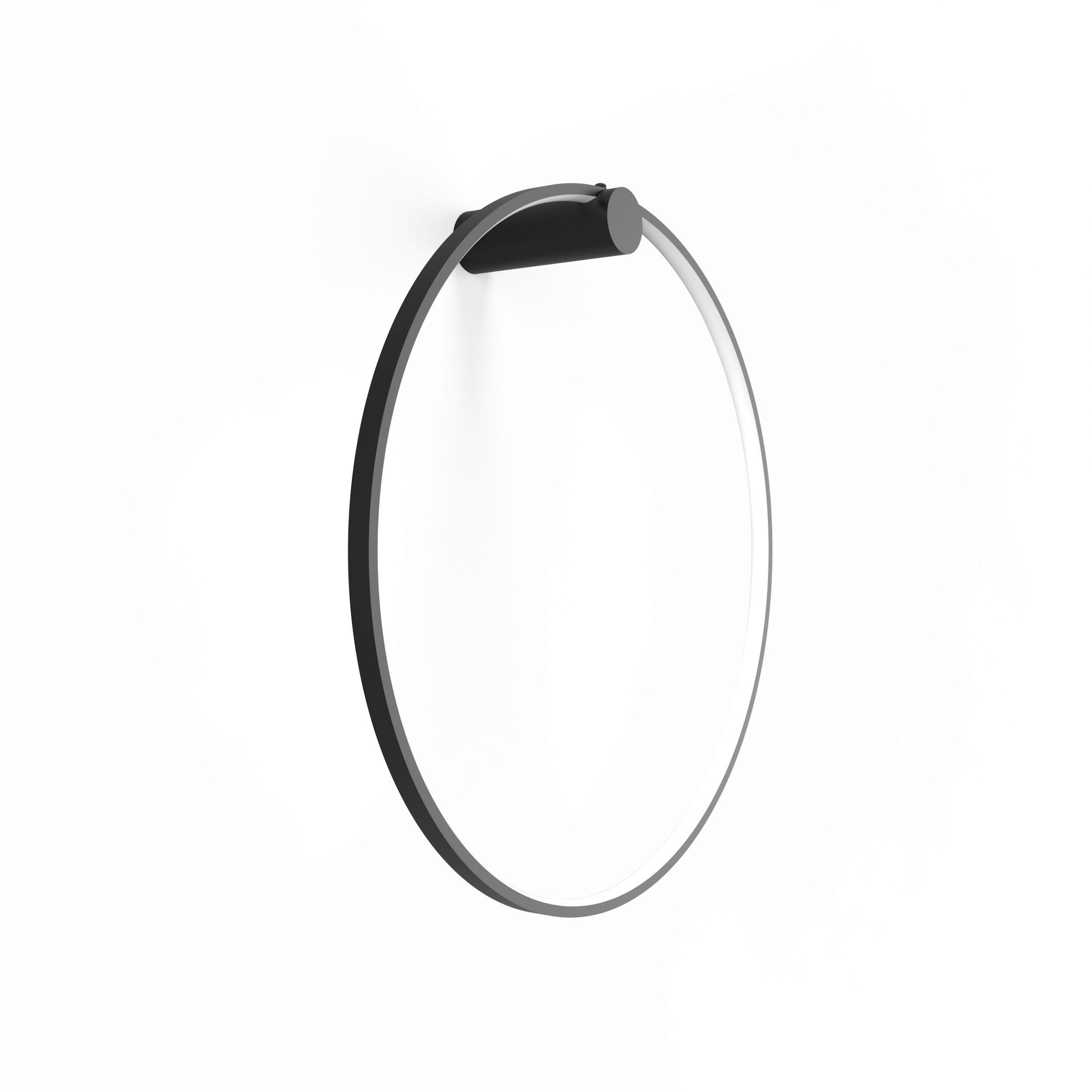 Badezimmer-wandleuchte Lp-999/1w S Bk Mirror - Schwarz, Design, Metall (16/60/60cm)