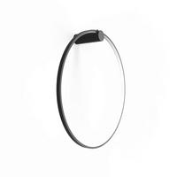 Badezimmer-wandleuchte Lp-999/1w S Bk Mirror - Schwarz, Design, Metall (16/60/60cm)