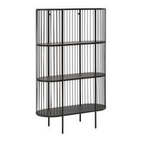 Regal Tiago -Exklusiv- - črna, Trendi, kovina (80/125/34cm) - Mömax