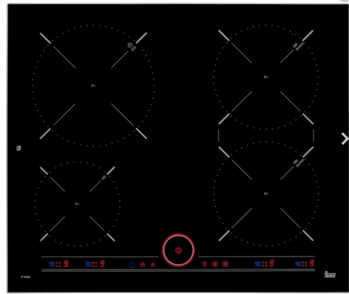 PŁYTA KUCHENNA INDUKCYJNA IT 6450 IKNOB - kolor stalowy/czarny, Lifestyle, metal/szkło (60/5/51,5cm) - Teka