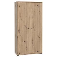 Omara S Klasičnimi Vrati Tempra 2, Barva Hrasta - hrast artisan, Design, leseni material (73,7/149,5/34,8cm)
