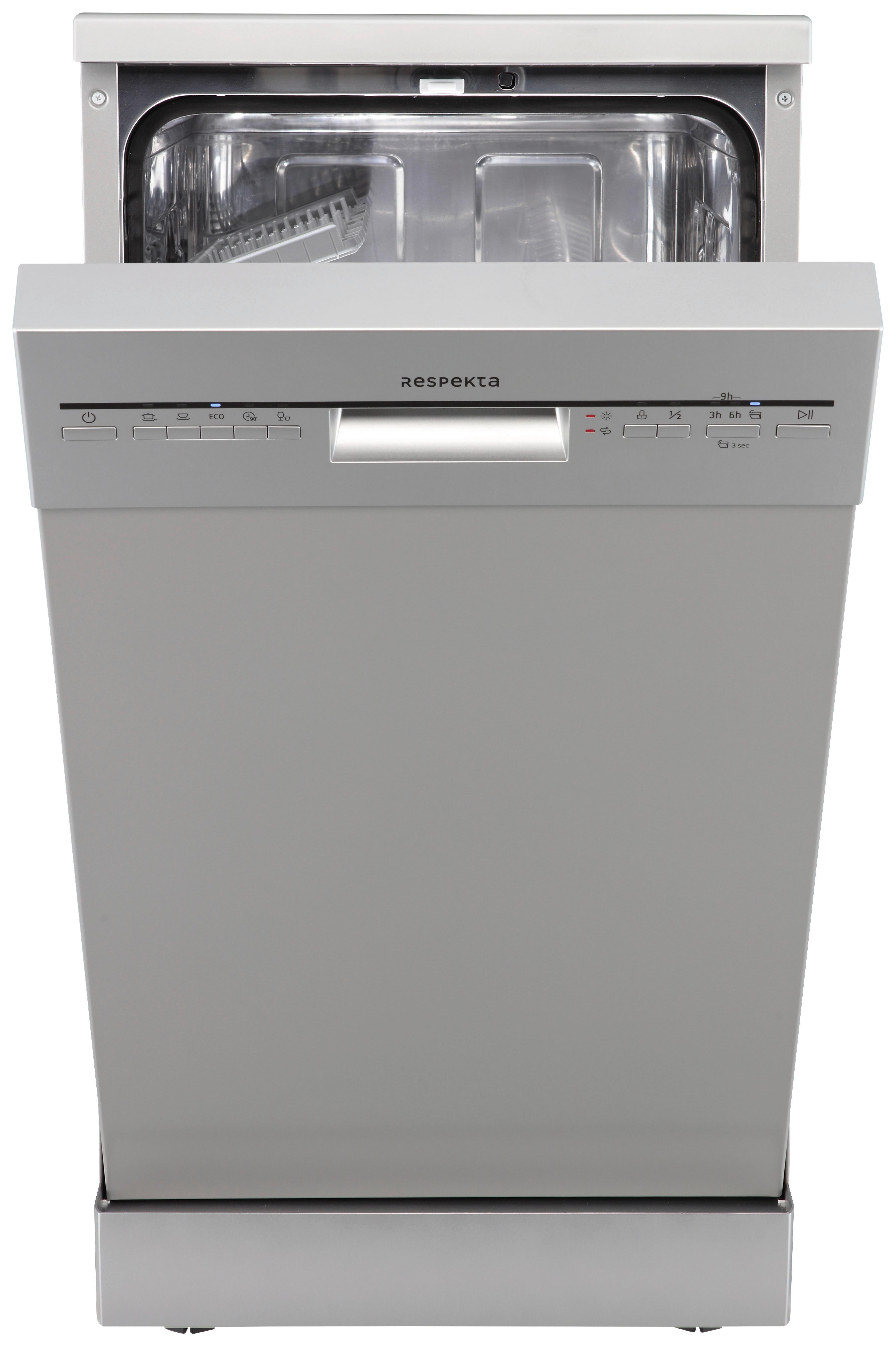Pomivalni Stroj Gsps45si-12 - srebrne barve, Basics, kovina/umetna masa (44,8/84,5/60cm) - Respekta