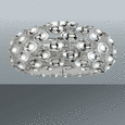 Deckenleuchte Cathy max. 40 Watt - Chromfarben, LIFESTYLE, Kunststoff/Metall (47/21cm) - Premium Living Deckenleuchte Cathy max. 40 Watt - Chromfarben, LIFESTYLE, Kunststoff/Metall (47/21cm) - Premium Living