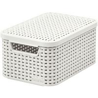 Kosár Tetővel Krémszín-M - krém, Konventionell, műanyag (29,3/18,7/39,3cm) - Curver