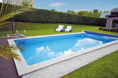 Schwimmbecken Styropor ca. 600x300x150cm - Weiß, MODERN, Kunststoff (600/300/150cm)