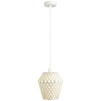 Hängeleuchte Lumi Gold / Weiß - Weiss/Goldfarben, Basics, Glas (20/20/27cm) - Kayoom