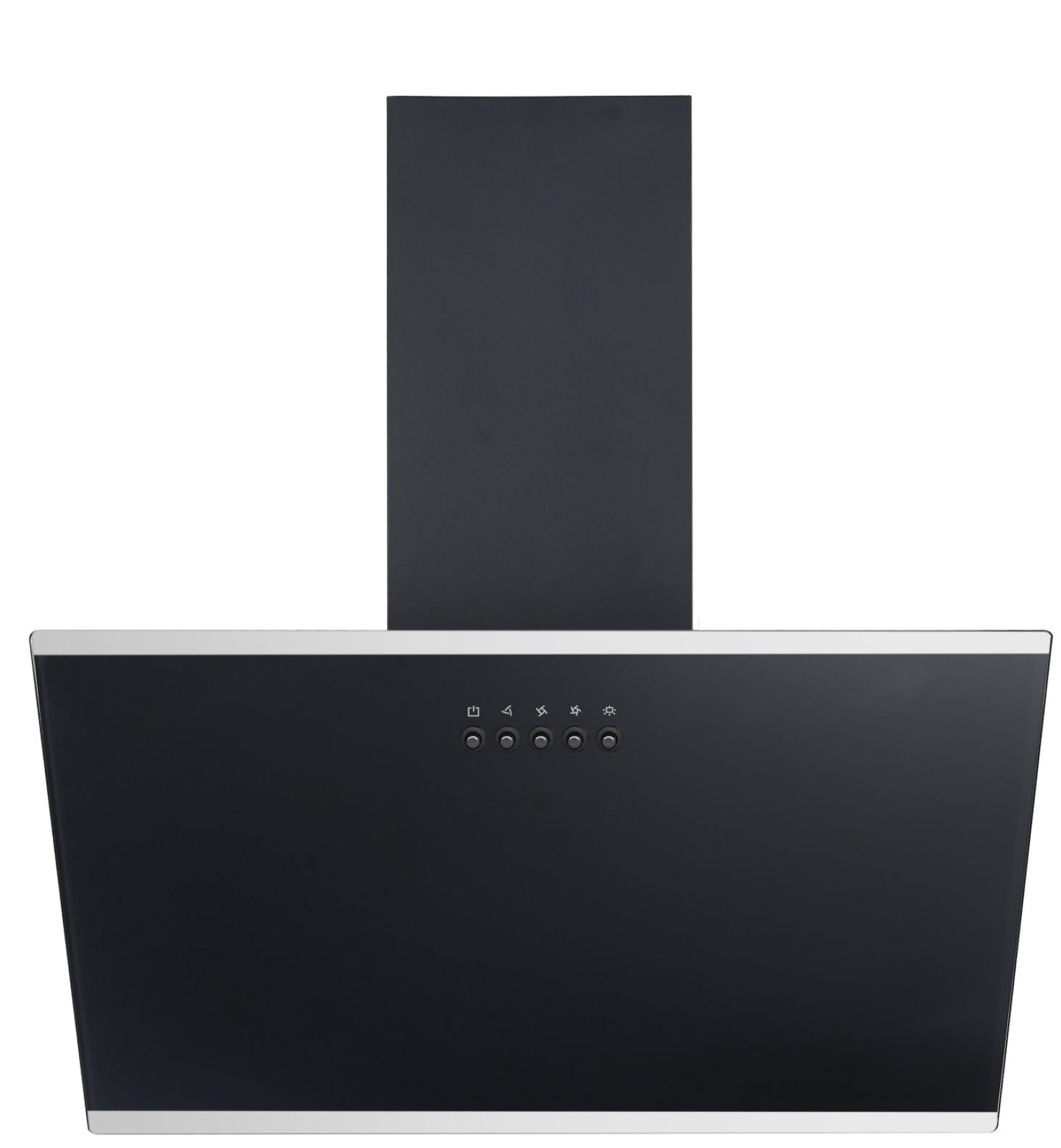 Dunstabzugshaube S23-60 ABPY Schwarz/Weiß - Schwarz/Weiß, Basics, Metall (60/104/33cm) - PKM