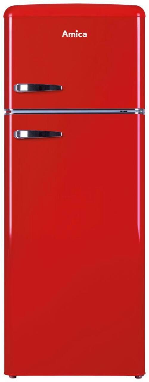 Kühl-Gefrier-Kombination KGC15630R - Rot (55/144/61,5cm) - Amica