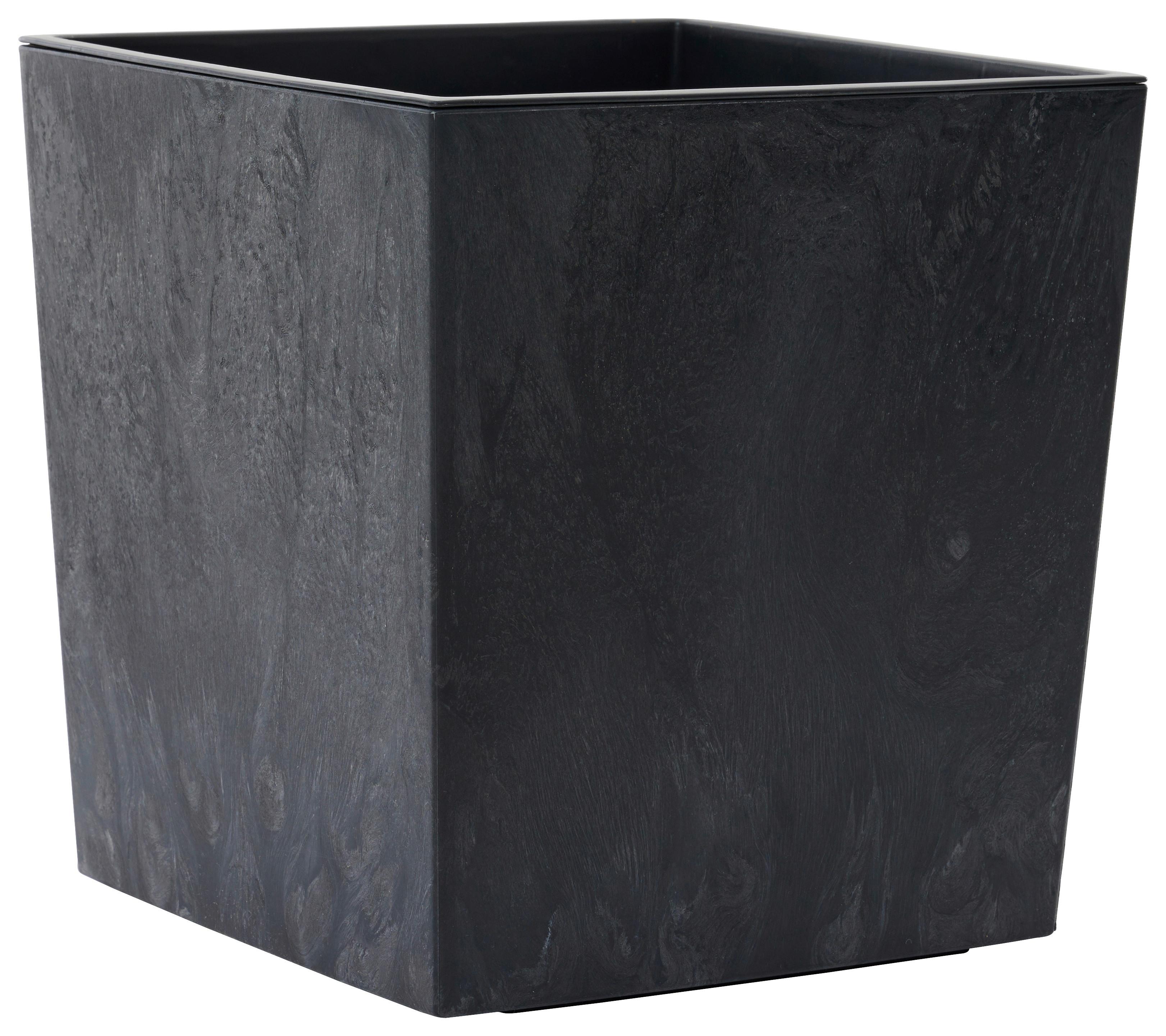 Pflanzentopf Schwarz matt - Schwarz, Basics, Kunststoff (40/41/40cm) - Siena Garden