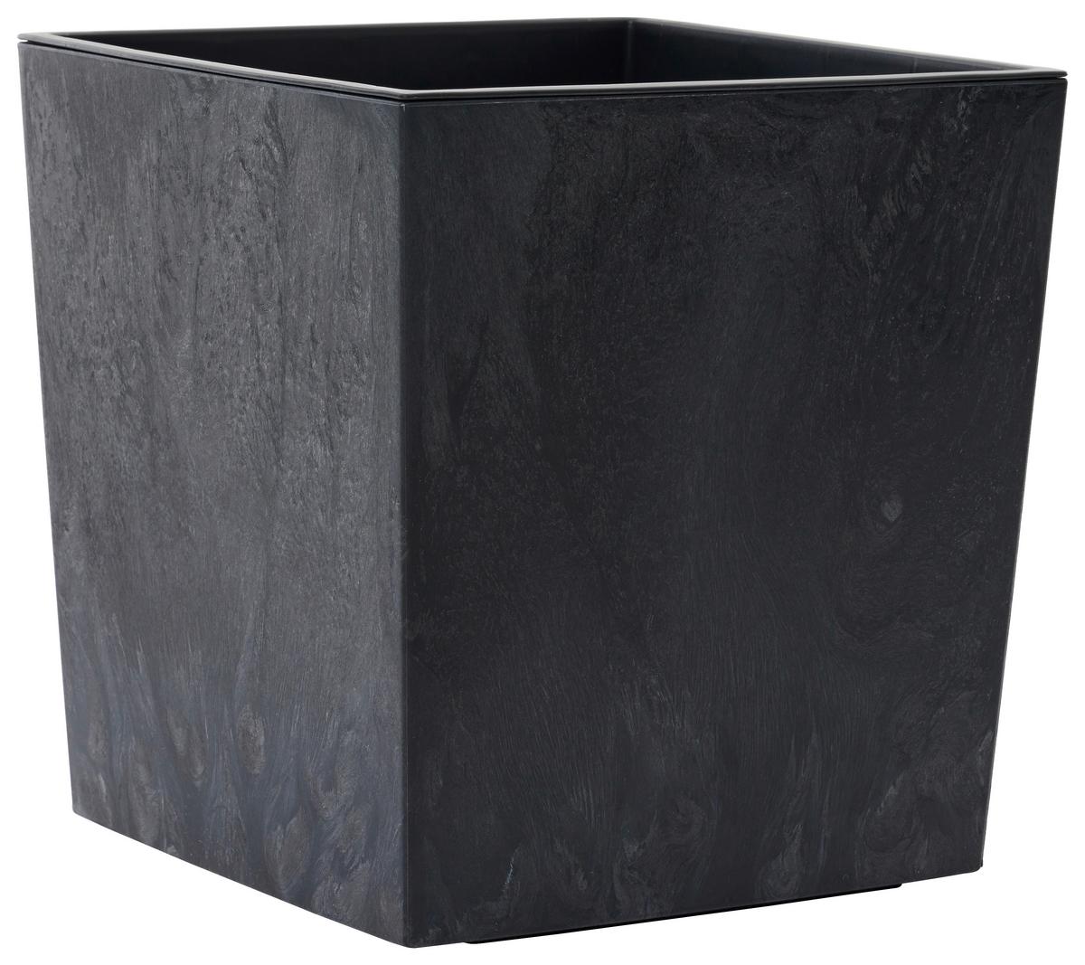 Pflanzentopf Schwarz matt - Schwarz, Basics, Kunststoff (40/41/40cm) - Siena Garden