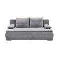 Sofa mit Schlaffunktion in Hellgrau 'Luigi LUX.3DL' - Schlammfarben/Silberfarben, MODERN, Holzwerkstoff/Kunststoff (208/93/105cm) - Livetastic Sofa mit Schlaffunktion in Hellgrau 'Luigi LUX.3DL' - Schlammfarben/Silberfarben, MODERN, Holzwerkstoff/Kunststoff (208/93/105cm) - Livetastic